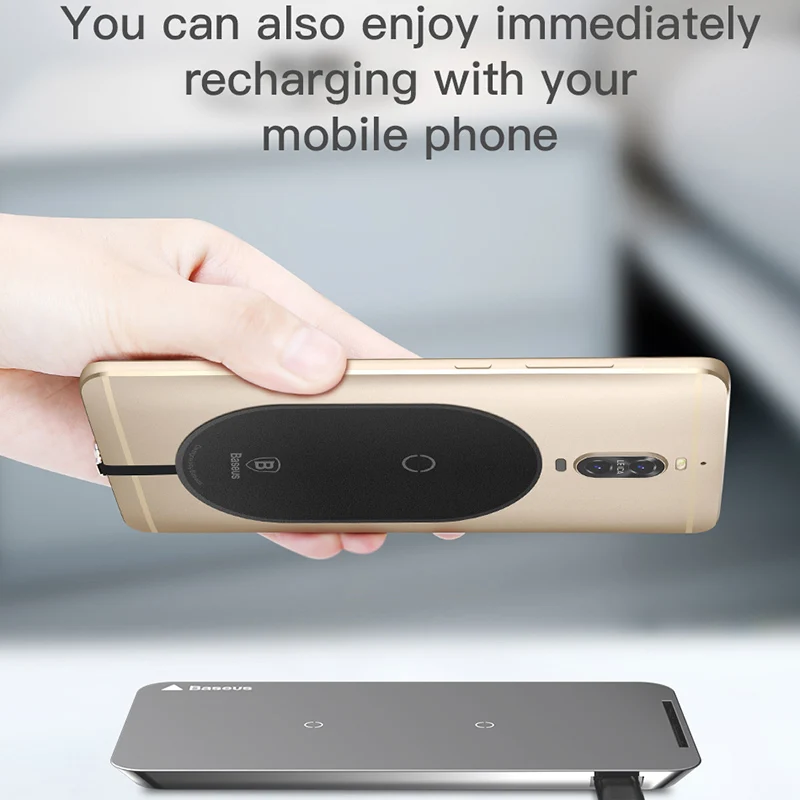 Baseus Qi Wireless Charger Receiver For iPhone 7 6 6s 5 Micro USB Type C Wireless Charging Connector For Samsung Xiaomi Huawei Baseus Qi Wireless Charger Receiver For iPhone 7 6 6s 5 Micro USB Type C Wireless Charging Connector For Samsung Xiaomi Huawei