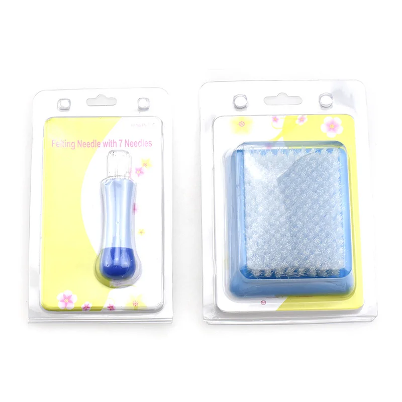 Looen Brand Felting Needles Holdder With 7pcs Needles 79cm Felting Needle Mat Brush Embroidery Stitching Punch Craft Accessory  (6)
