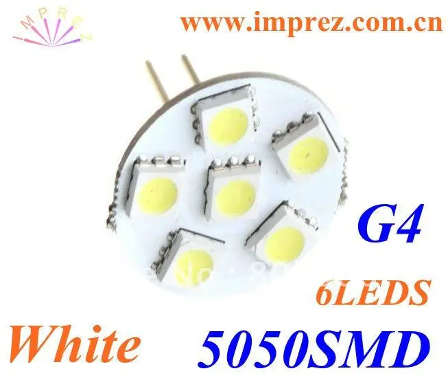 

Wholesales Price High Quality 6PCS 5050SMD G4 Led Lights