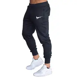 2018 новые мужские джоггеры Брендовые мужские брюки повседневные брюки тренировочные брюки мужские спортивные мышцы хлопок фитнес
