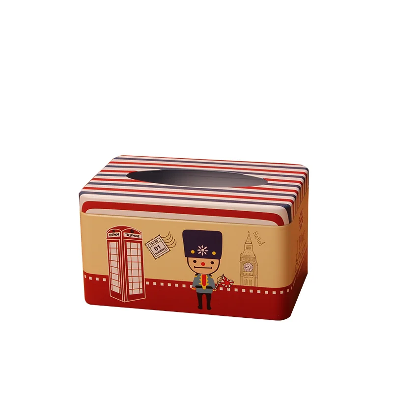 Европейская стильная тканевая коробка домашний стол украшение квадратные бумажные салфетки ткань, держатели для коробок и автоматическое бумажное полотенце