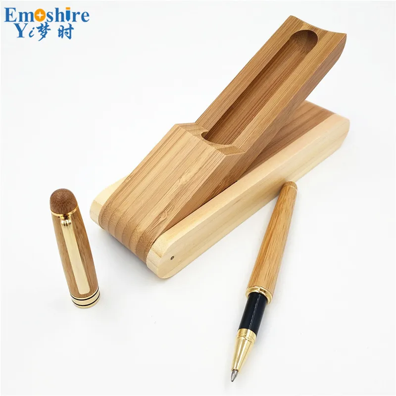 Emoshire Creative bamboo pen suit boutique environmental protection bamboo pencil box custom natural qualities spot 1 from (3)