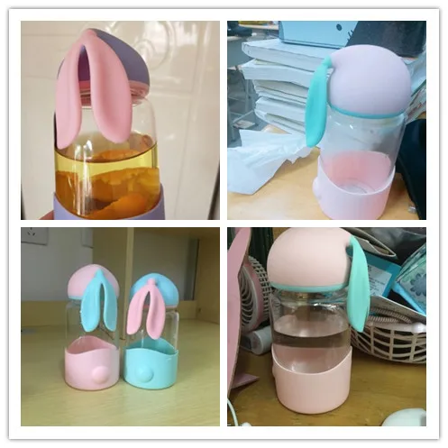 Plastic Children Kids Water Bottle (11)
