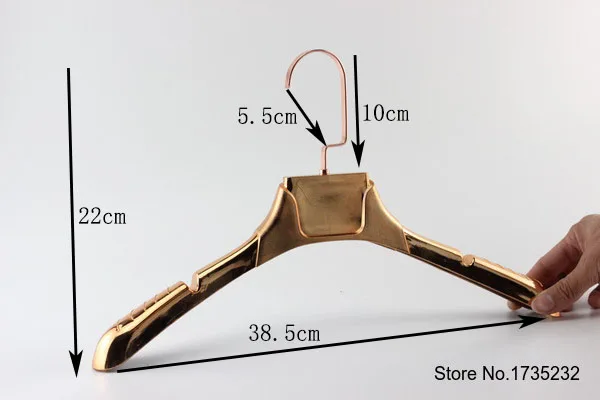 Rose Gold High grade Men and women Non slip Coat hanger