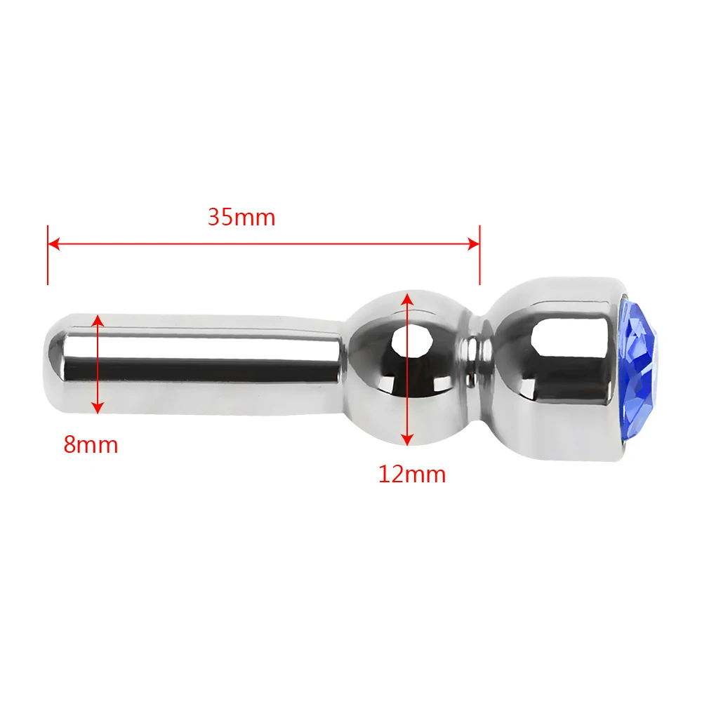 8-12mm Stainless Steel Urethral Sounding Penis Plug For Men Catheter Cock Dilator Urethra Plugs Medical Sex Toy Male Masturbator urethral dilator silicone urethral dilator