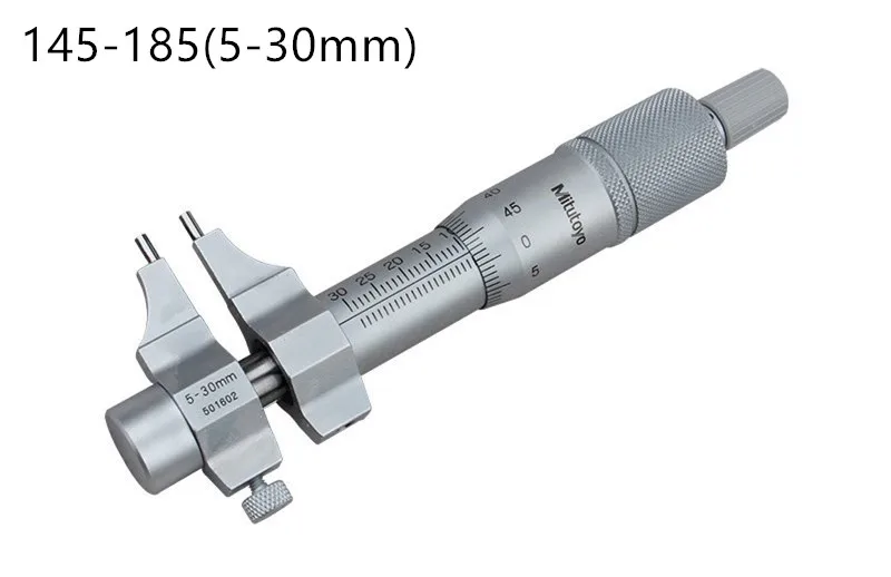 Внутренний микрометр Mitutoyo 145-185 145-186 Микрометры винтовой манометр 5-30/25-50 мм 0,01 мм метрический внутренний 1 шт