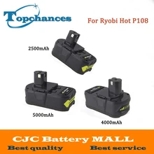 High Quality 18V 2500/4000mAh/5000mAh Li-Ion For Ryobi Hot P108 RB18L40 Rechargeable Battery Power Tool Battery For ONE+ High Quality 18V 2500/4000mAh/5000mAh Li-Ion For Ryobi Hot P108 RB18L40 Rechargeable Battery Power Tool Battery For ONE+