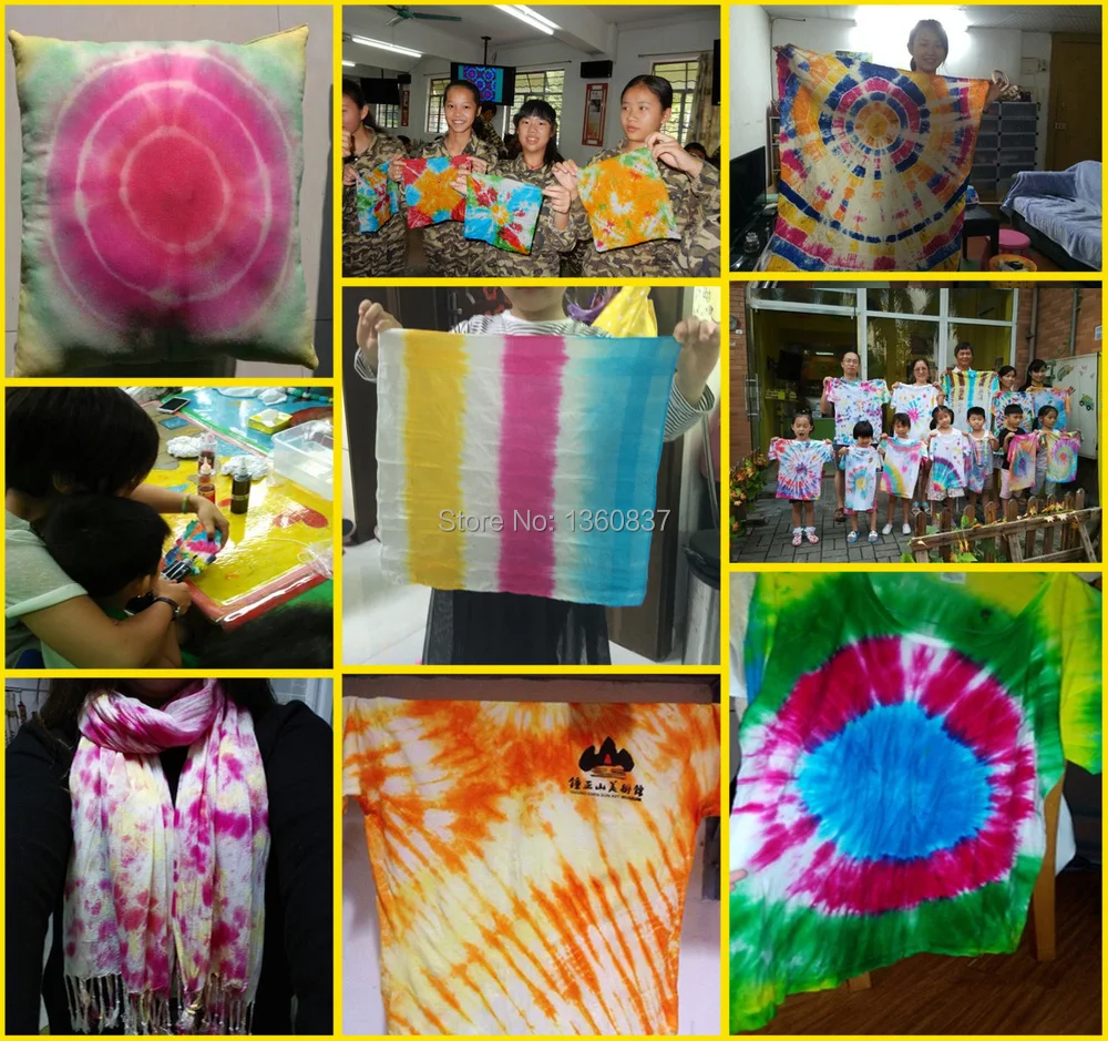 Tie dye DIY краситель одежды для можно использовать в холодной воде непосредственно
