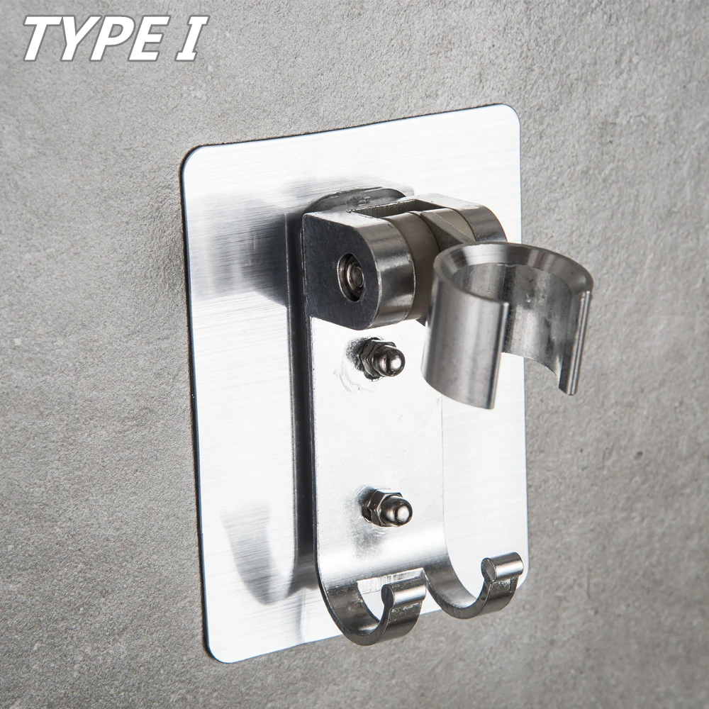 Bathroom Hand Held Adjustable Shower Head Holder Rack Bracket  Shower Holder Wall Mounted Shower Bathroom Portable Accessory2