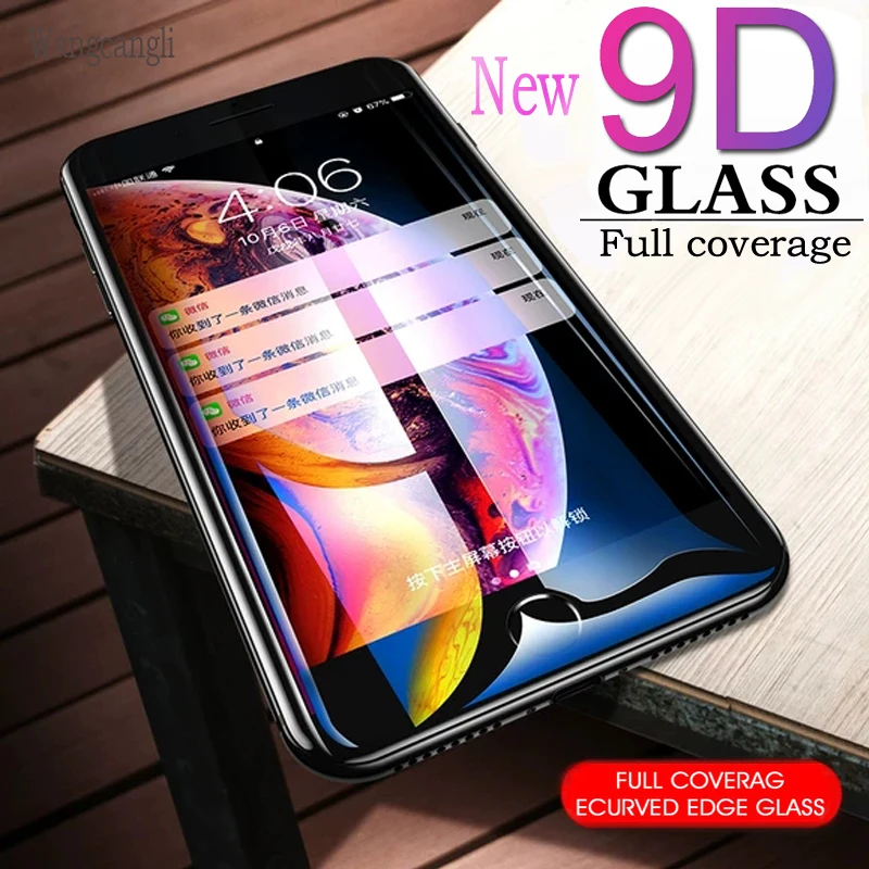 Защитное стекло 9D для iPhone 6 6S 7 8 plus X на iphone R XS MAX Защита экрана XR защита | Мобильные
