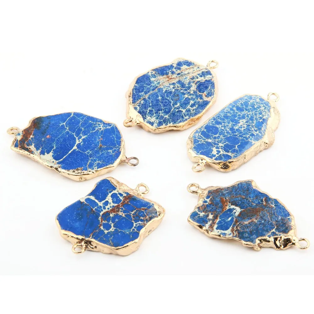 

Wholesale Imperial Stone Irregular Natural Stone Pendant DIY for Necklace or Jewelry Making