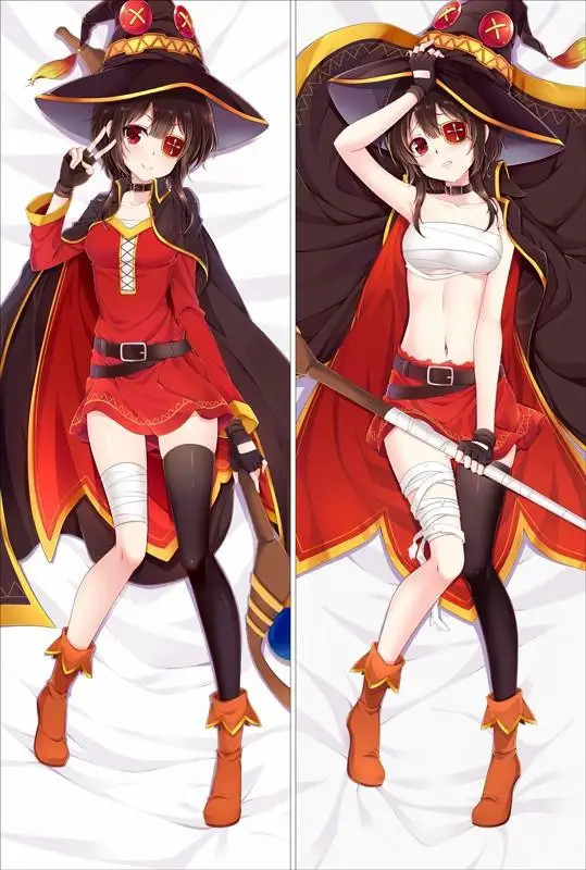 Японское аниме KonoSuba Божье благословение на этот чудесный мир! Megumin Dakimakura Чехлы обнимающие Тела Наволочки Чехол