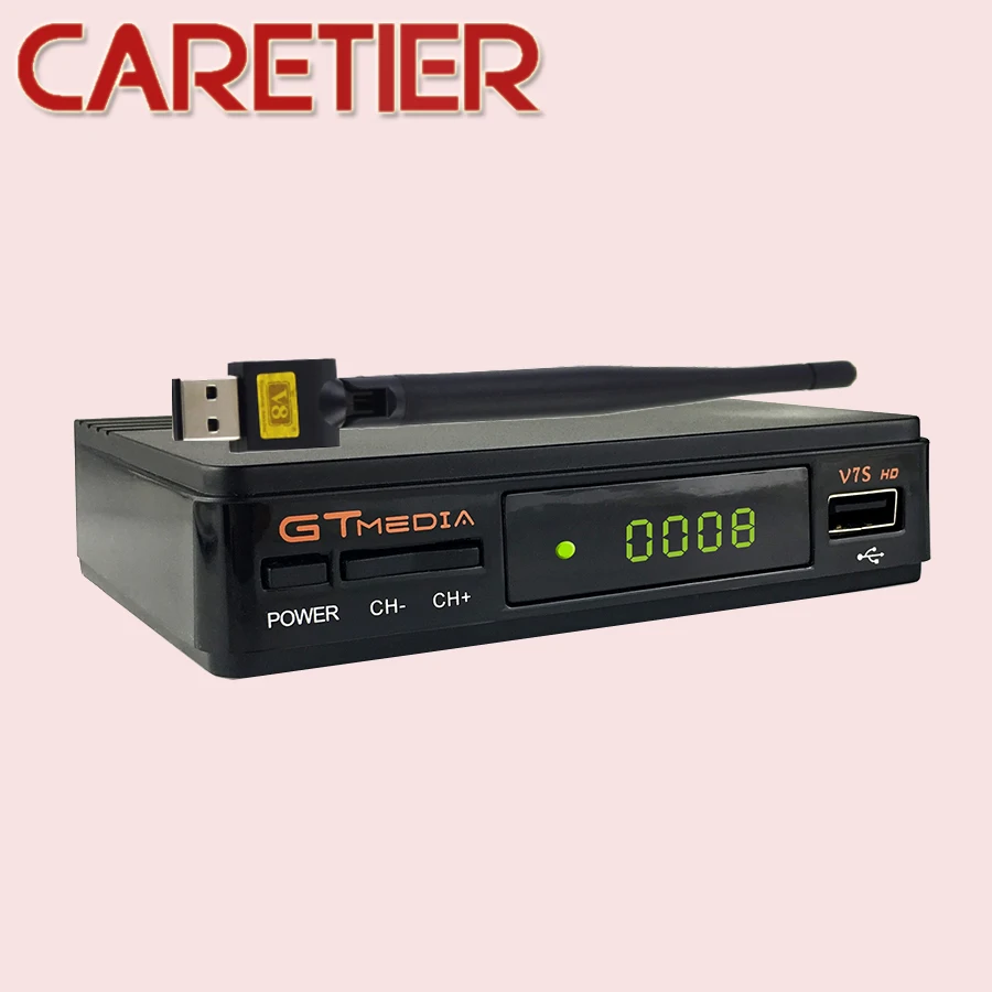 

GTMEDIA V7S Freesat V7S 1pcs +1 pcs V8 WIFI DVB-S2 HD satellite receiver Youtube PowerVU CCa z5 mini Newca GTMEDIA V7S wifi