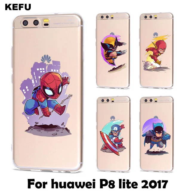 coque p8 lite 2017 huawei marvel