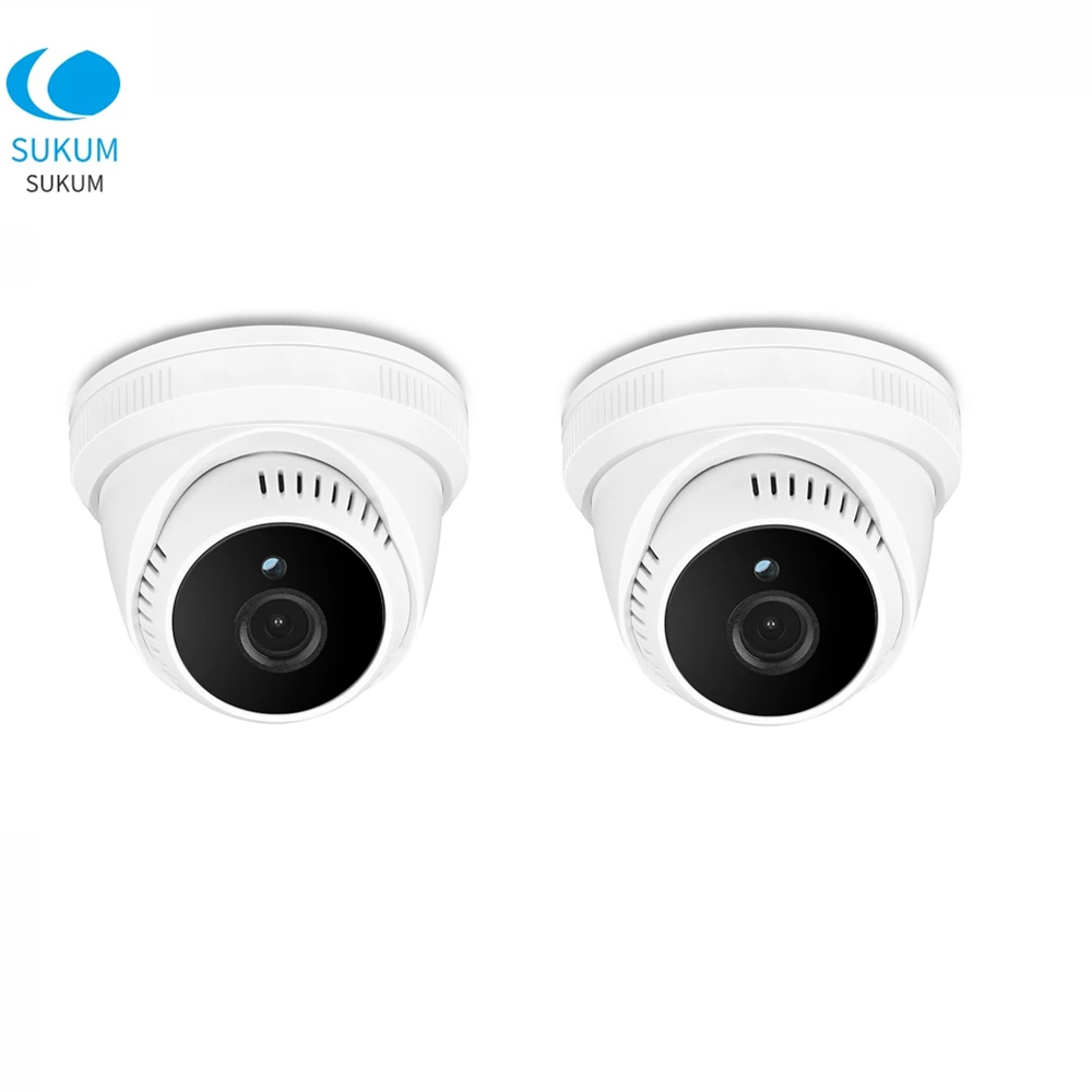 

2Pcs 1920*1080 2MP Indoor Mini Plastic AHD Camera 3.6mm Lens CCTV Security Surveillance Analog Dome Camera