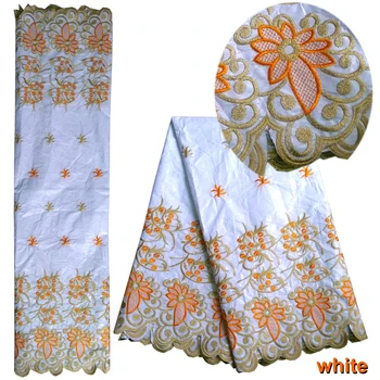 

5Yards Exclusive African Fabric Jacquard Embroidery Lace Fabric Sewing Garment Africa Wax Cloth