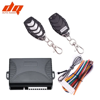 

12V Universal car Alarm Car Auto Keyless Entry System Button Start Stop LED Keychain Central Kit Door Lock with Remote Control