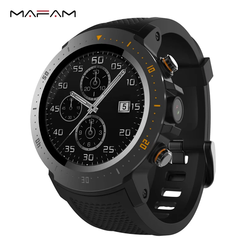 

MAFAM 4G Android Smartwatch Heart Rate Monitor 1GB/16GB Bluetooth Waterproof WIFI GPS Call Answer Men Clock Smart Watch For IOS