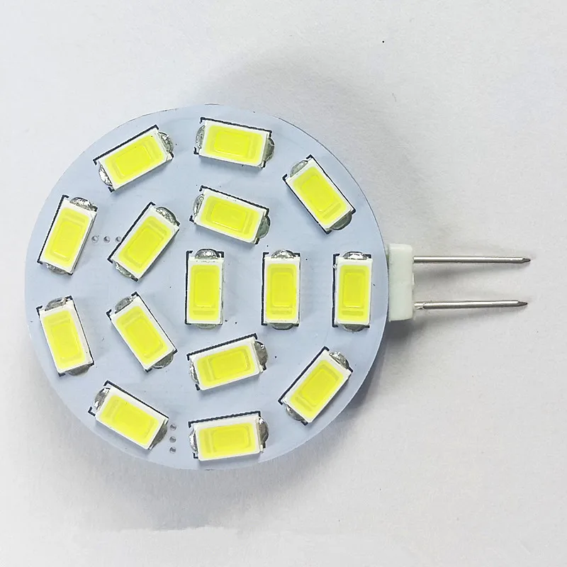Светодиодная лампа G4 5 шт./лот 15 шт. 5730/5630SMD 12 В переменного/постоянного тока 24