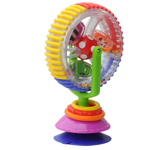 

Baby Toy Three-color Model Rotating Ferris Wheel Stroller Dining Chair Educational Toys For Baby Gift