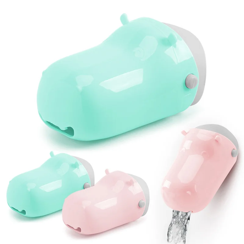 

Cute Cartoon hippo Faucet Extender Water Saving Faucet Extension Tool Help Children Washing hands Bathroom Kitchen Tool