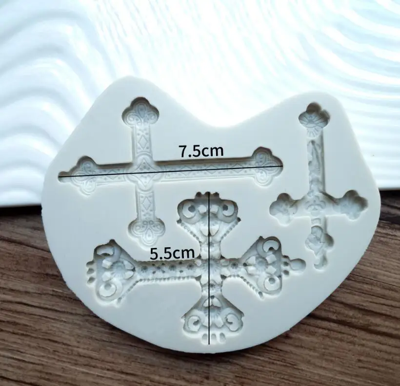 

Cake Tools multi cross silicone mold Decorating Cupcake decorating Gumpaste fondant tool mould