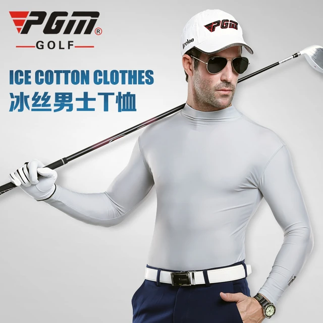 PGM Hombres Protección Solar Camisa De Golf Ropa Interior De Manga