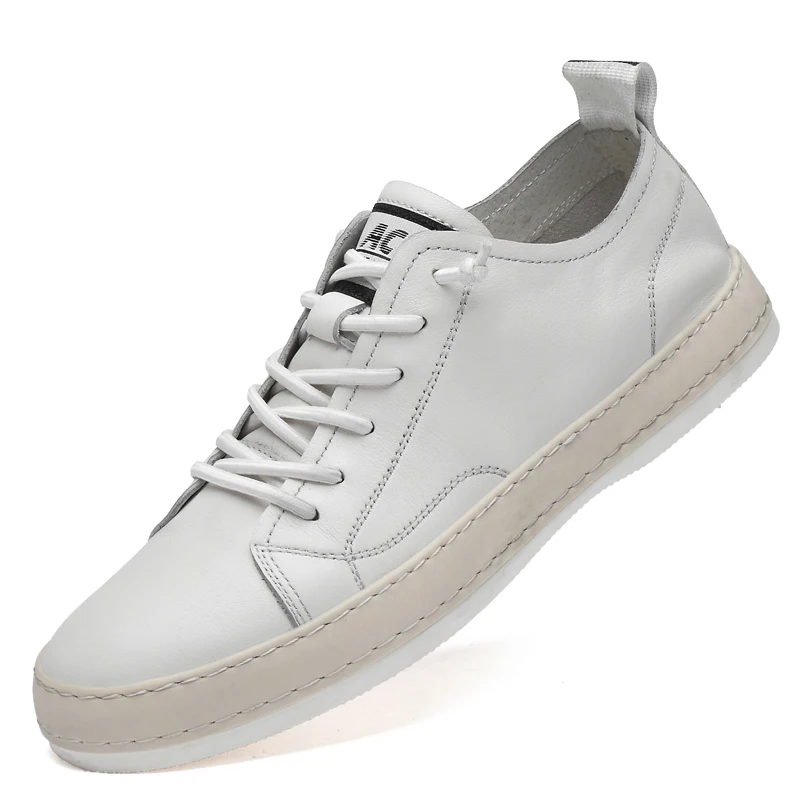 

K-TUO New Men's Spring Skateboarding Shoes Genuine Leather Sport Shoes Men Sneakers Finale Evo Skateboard Shoes Men KT-21780