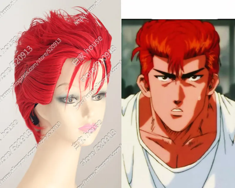 Tokyo Anime Slam Dunk Sakuragi Hanamichi Cosplay Wig Mens Short