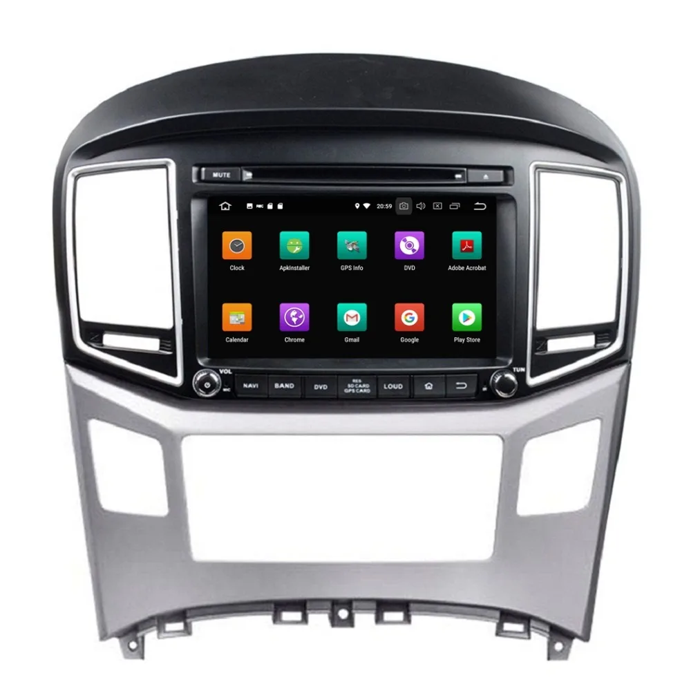 Best 8" Android 8.0 Car Stereo DVD Radio GPS Multimedia for Hyundai H1 2016 2017 4GB RAM Bluetooth WIFI USB Mirror-link 32GB ROM 4
