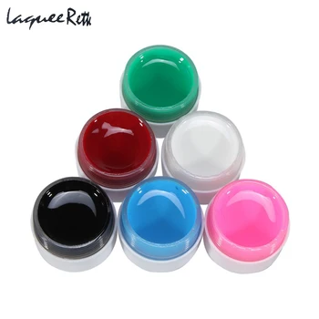 

Laquee Rette Pro 6 Pcs Pure White Pink Color Soak Off Uv Gel Nail Polish Set Use Wth Uv Lamp Nagellak Lacquer Gel Varnish