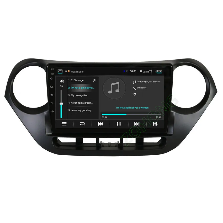 Flash Deal 2.5D 9 inch Android 8.1 car dvd Multimedia player GPS for Hyundai I10 Auto navigation Radio Stereo recorder BT WIFI map 3