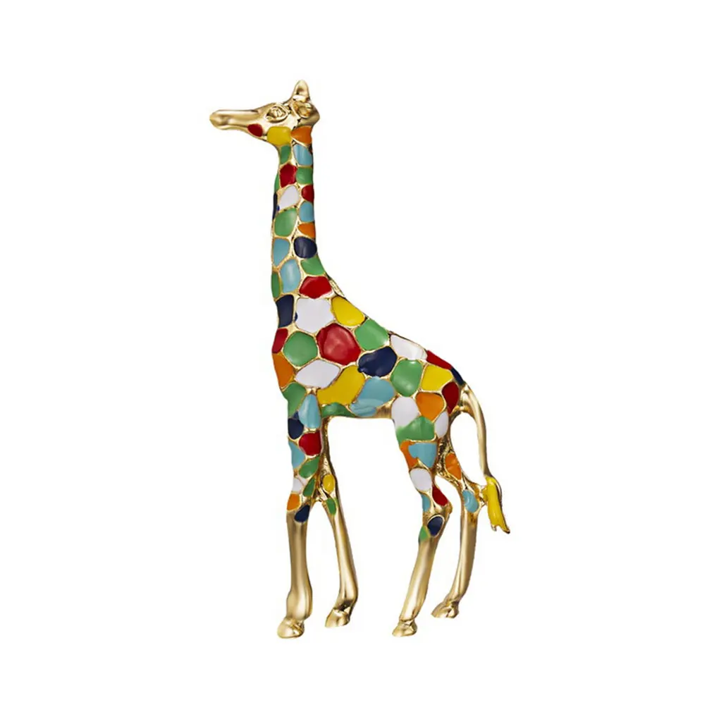 

Lovely Cartoon Giraffe Brooches Women Cute Animal Brooch Pin Fashion Jewelry Gift Kids Exquisite Broches