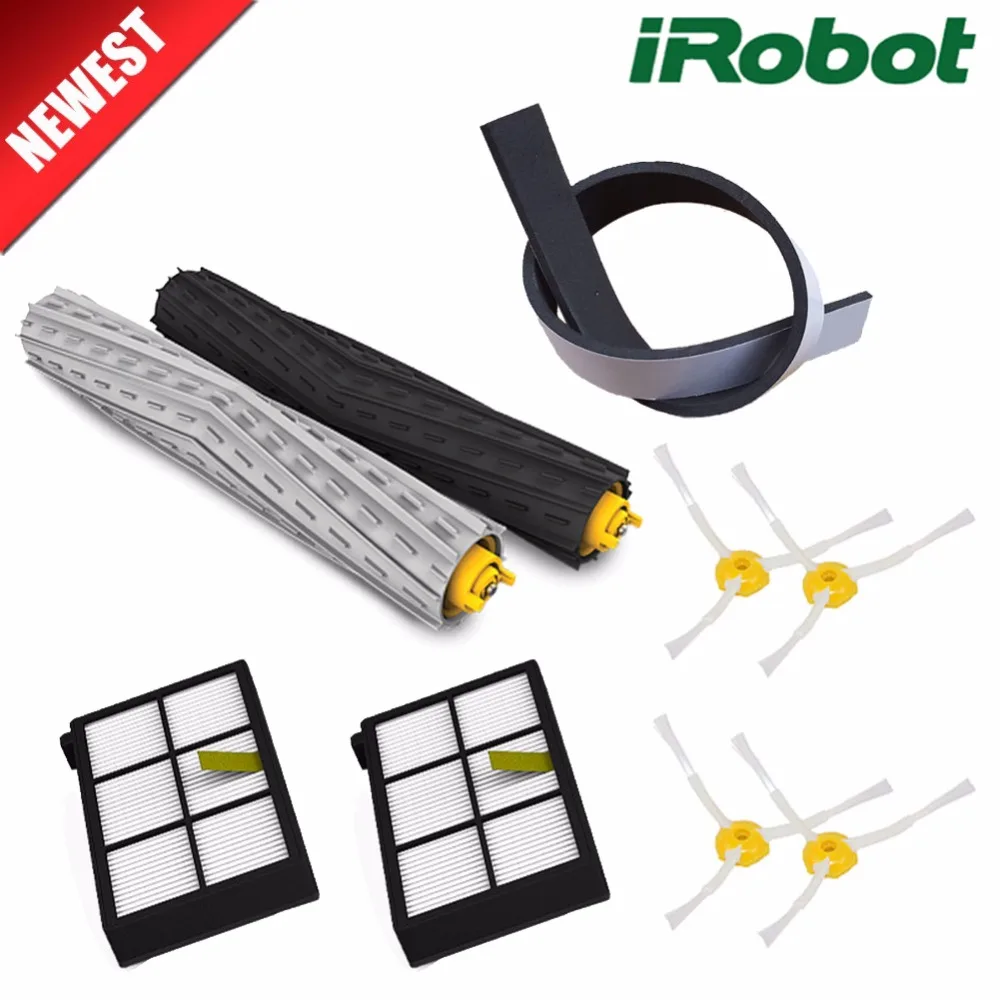 9Pcs/lot Replacement Kit irobot roomba parts brush dust hepa filter