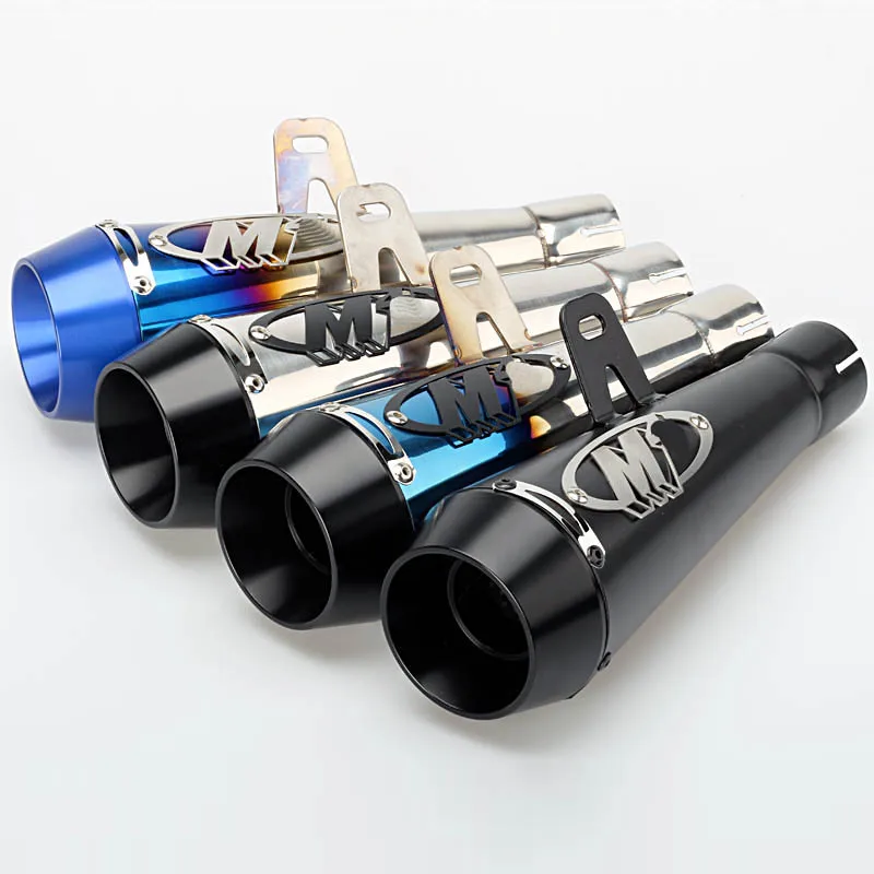 51mm Universal Akarapovic de la motocicleta tubo de Escape Moto escapar GP olla para M4 para Motocross Pit Dirt Bike ATV UTV scooter antideslizante en
