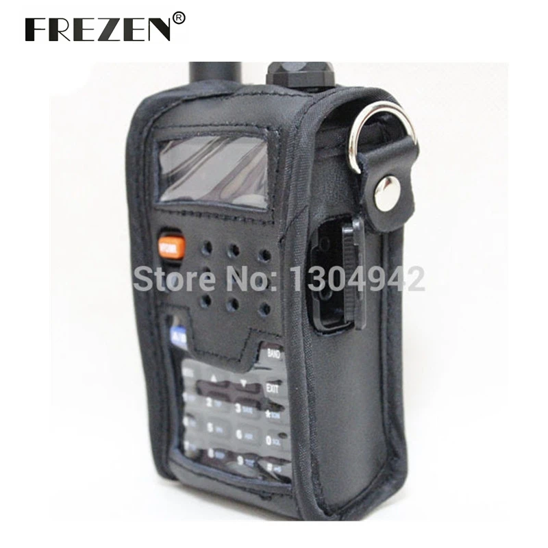 imágenes para Radio Accesorios Funda De Cuero Suave Para Walkie Talkie BAOFENG UV-5R UV-5RA UV-5RE UV-5RG telsiz imágenes para Radio Accesorios Funda De Cuero Suave Para Walkie Talkie BAOFENG UV-5R UV-5RA UV-5RE UV-5RG telsiz