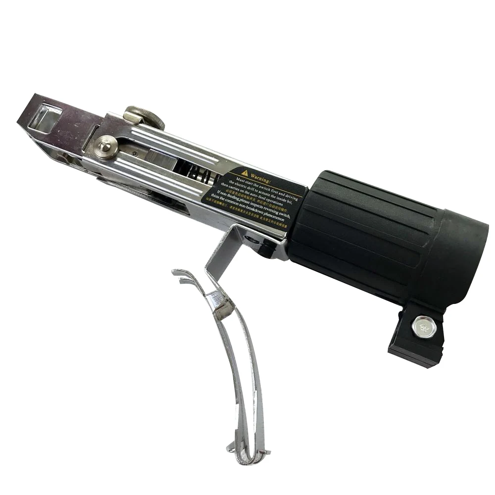Ceny 2019 automatyczny łańcuch pistolet do gwoździ śruba adapter pistolet adapter dyszy uchwyt do paznokci łańcuch gwoździe zestaw do wiertarki elektrycznej narzędzie do drewna