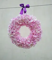 Свадебные украшения розовый сон венки передней двери гортензии гирлянды 16 дюйм(ов) вечерние на день рождения стол центральные цветы