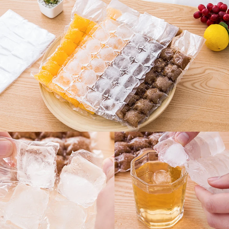 Популярная Самоуплотняющаяся одноразовая кухонная форма для льда портативная