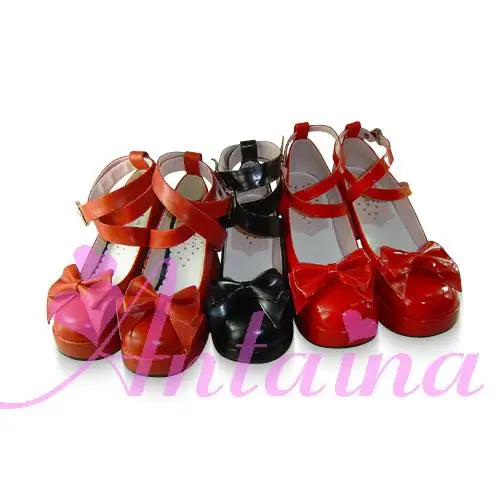 Gothic-Ankle-Cross-Belts-High-Heel-Pumps-Elegant-Single-Bow-Lolita-Princess-Heels-Shoes-43