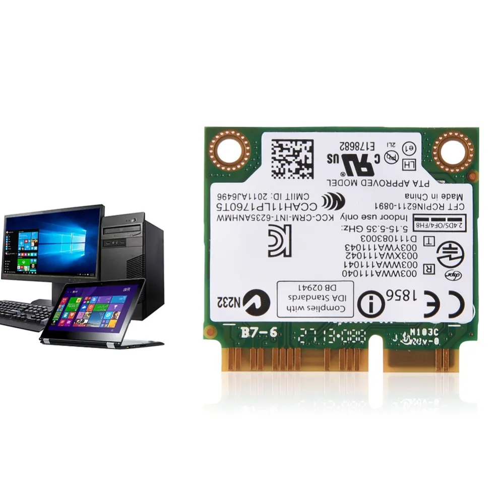 300 Мбит/с 2 4/5G двухдиапазонный мини PCI E Вай Фай адаптер карты для Intel 945/ 965/ GM45/ PM45