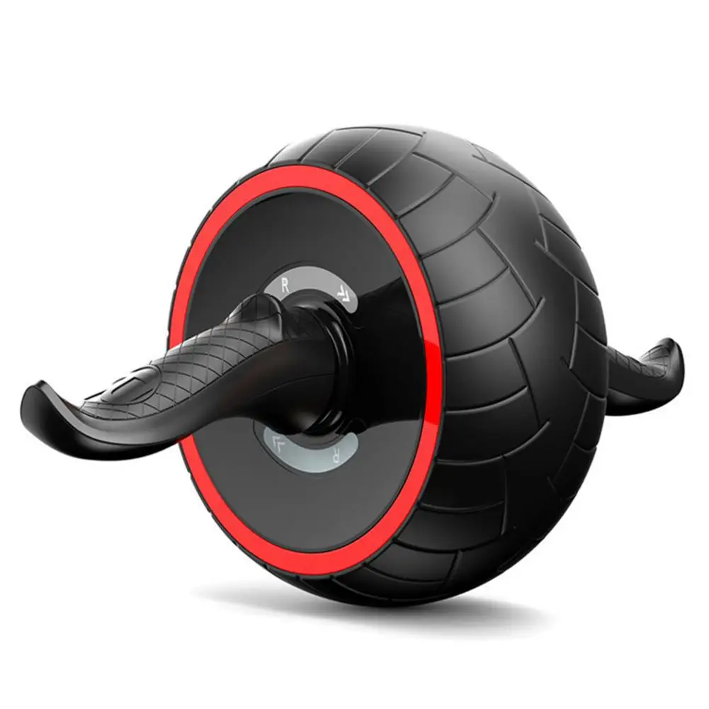 No Noise Abdominal Wheel Round AB Roller For Core Trainer Waist Arm Muscle Strength Exercise Crossfit Gym Home Fitness Equipment