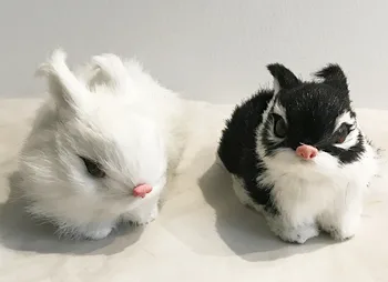 

free shipping baby plush toy rabbit stuffed toys small rabbit figurine
