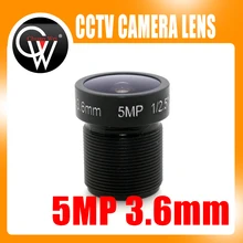 5MP IR 3.6mm lens1/2.5″ CCTV MTV Board Lens CCTV Lens HD camera M12 Mount For 720P / HD 1080P IP Camera CCTV Camera