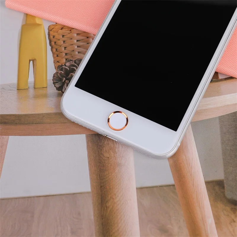

2019 Aluminum Touch Sensor Home Button Stickers For IPhone 5S 5C SE 6 6S 7 8 Plus For IPad Air 2 Mini 4 Fingerprint Keypad