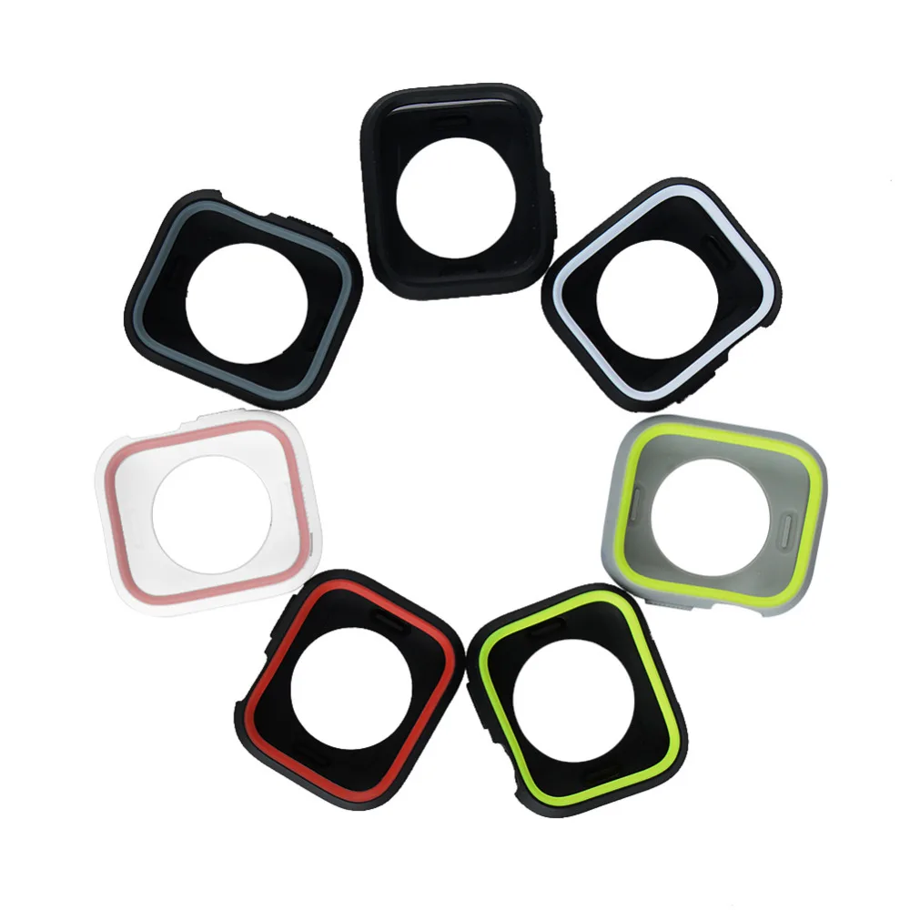 

All-inclusive Two-tone Watch Cover Bumper 40mm / 44mm Soft TPU Protector Case Compatible For Apple Watch Series 4 Case