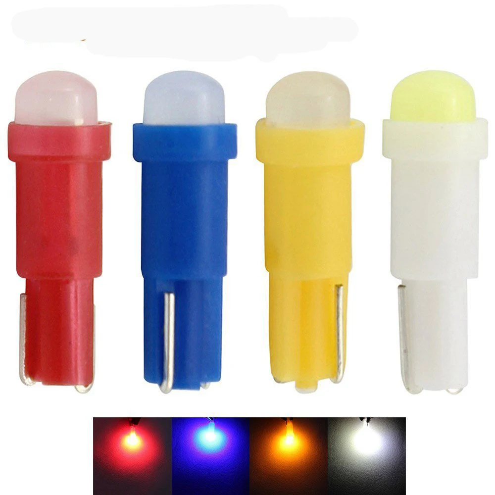 

(YSY2)500X T5 17 18 27 37 58 70 73 74 79 1SMD COB Car Light Bulb Dashboard Signal Lights Instrument Cluster Indicator Light