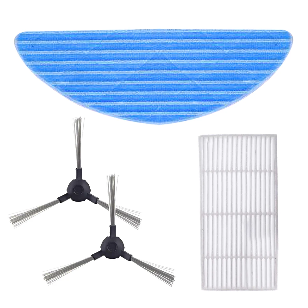 

Proscenic 811GB Robot Vacuum Cleaner Replacement Kit, 1 HEPA Filters,1 Mopping Cloth Filters and 2 Side Brushes for Russia