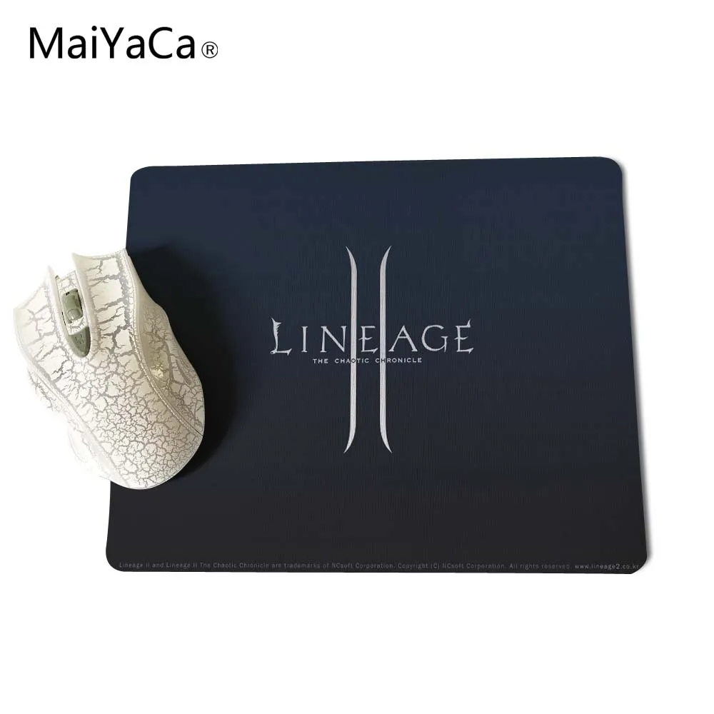 MaiYaCa уникальный дизайн lineage 2 Лучшая игра Пользовательские Коврики для мыши резиновый коврик не оверлок коврик для мыши