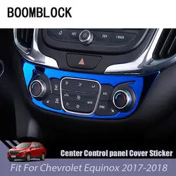 Автоматическая нержавеющая сталь центральная консоль декоративная внутренняя навигационная наклейка для Chevrolet Equinox 2017-2018 аксессуары для